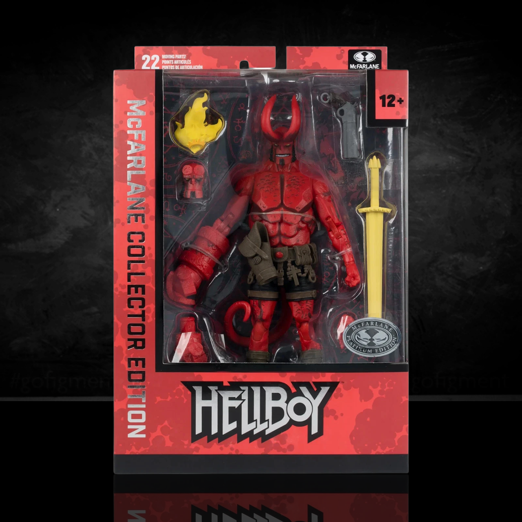 Hellboy McFarlane Collector Edition #60 7-Inch Figure Dark Horse Comics Platinum