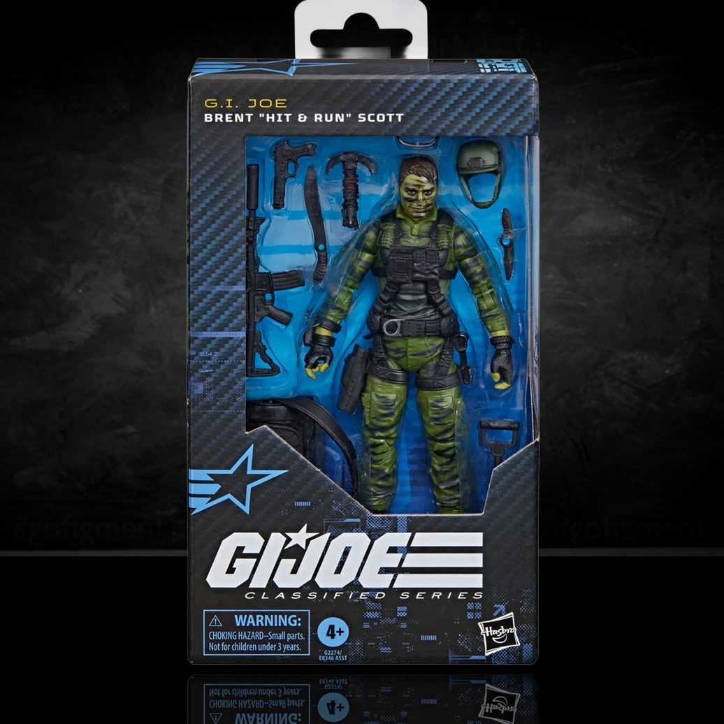 Brent “Hit & Run” Scott "188" G.I. Joe Classified Series 6 inch Action Figure
