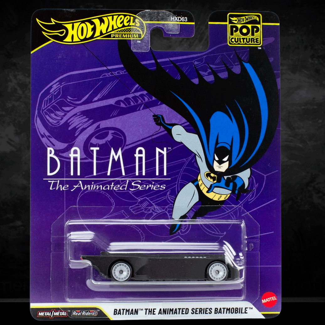 Hot Wheels Animated Series Batmobile - Pop Culture 2026 Premium Die-Cast Vehicle