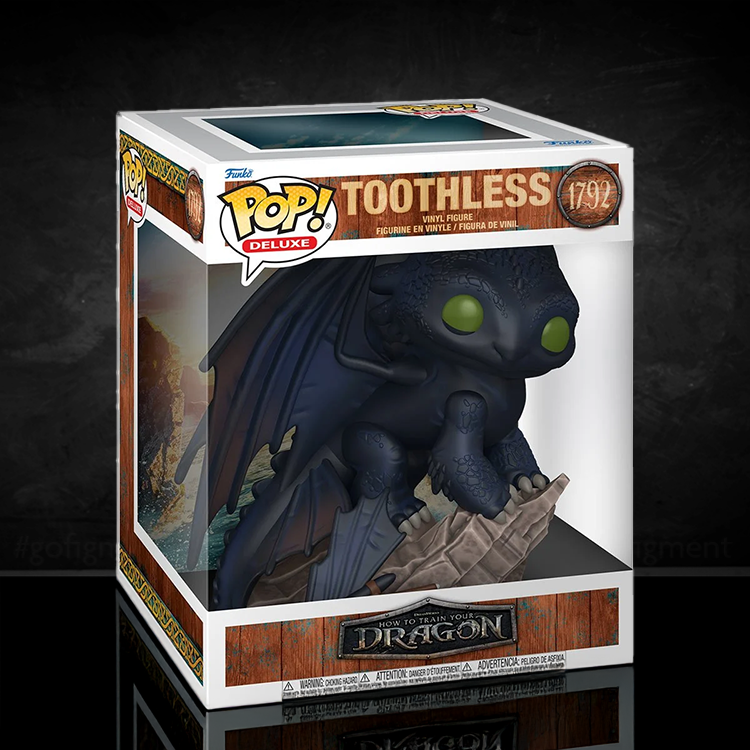 How to Train Your Dragon Live Action Toothless Deluxe Funko Pop! Vinyl Figure #1792 in window box by FUNKO