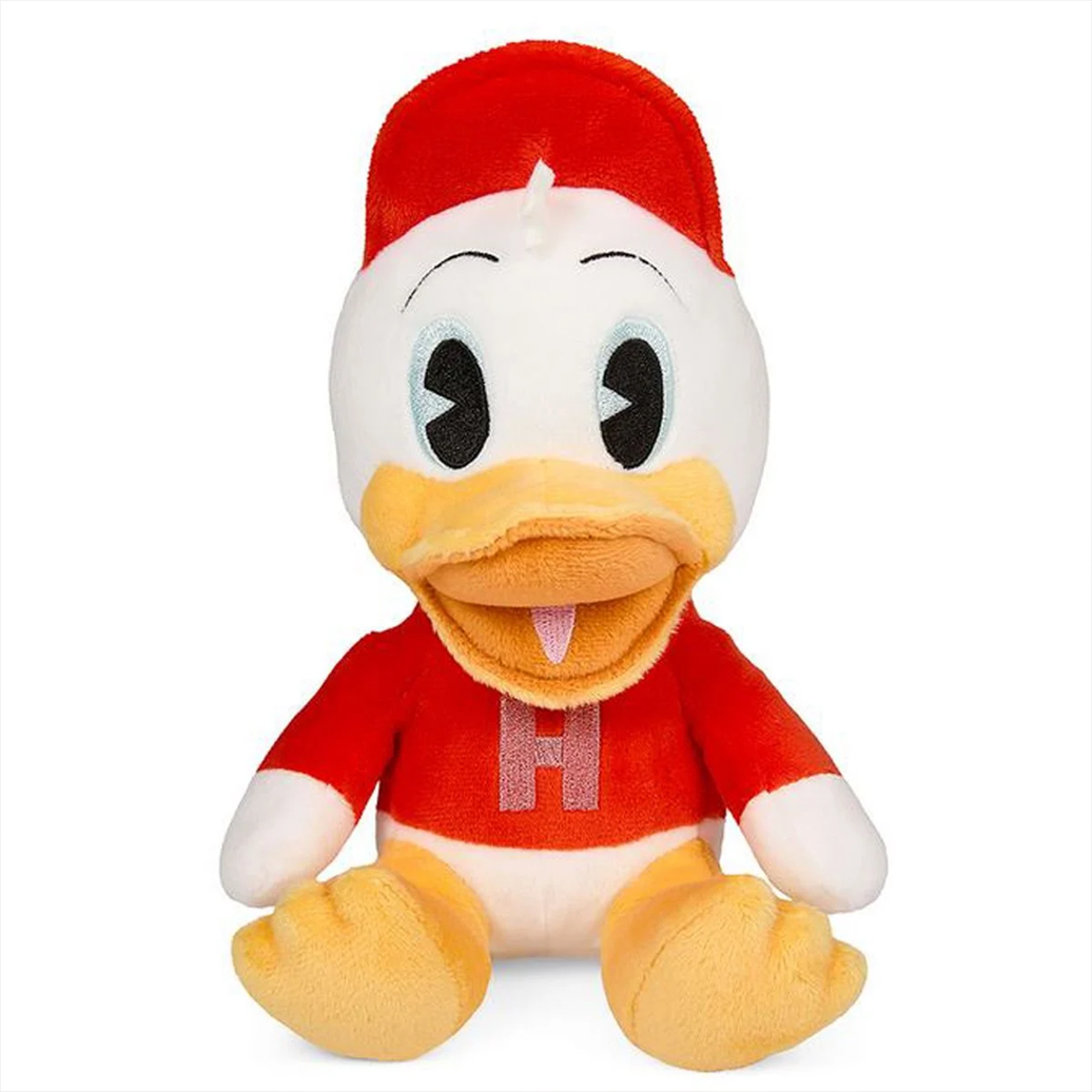 Huey DuckTales Disney Phunny Plush Kidrobot 7.5” new with tags red and yellow soft collectible toy