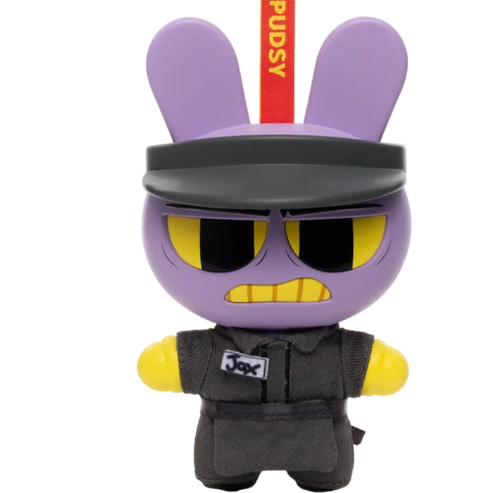 Spudsy's Jax 5.5" Glitch Productions Keychain Pendant Confirmed Choice, purple bunny character