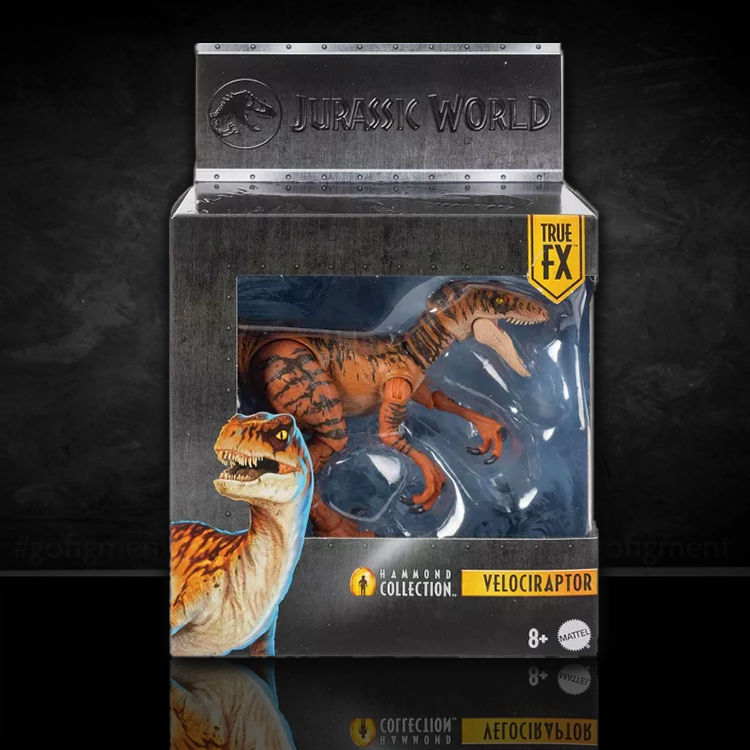 Image of Jurassic World Hammond Collection Atrociraptor Tiger Action Figure Dominion NEW