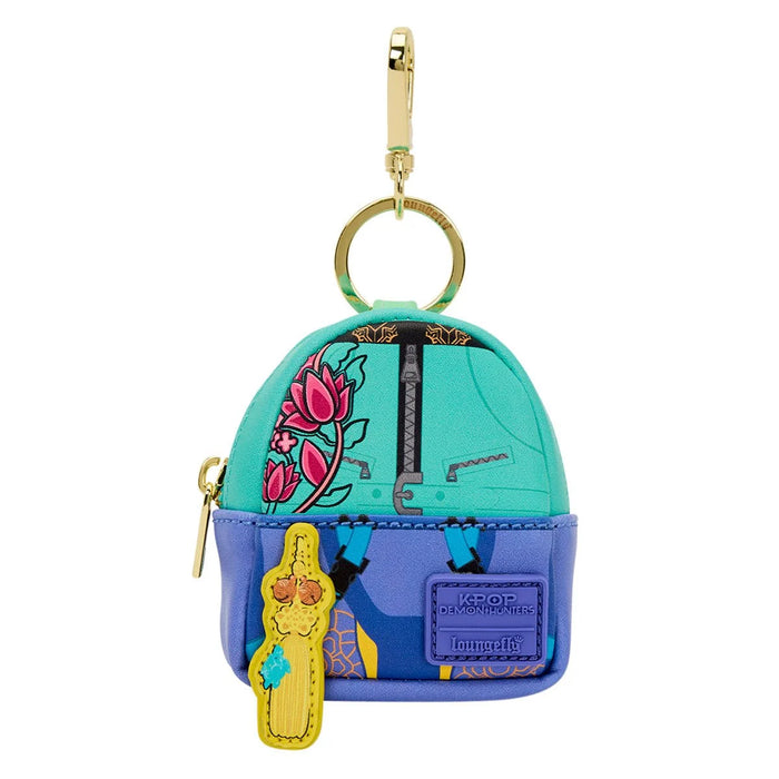 Mini-Loungefly KPop Demon Hunters Mini-Backpack Bag Charm U-Pick featuring colorful design new in box by Loungefly