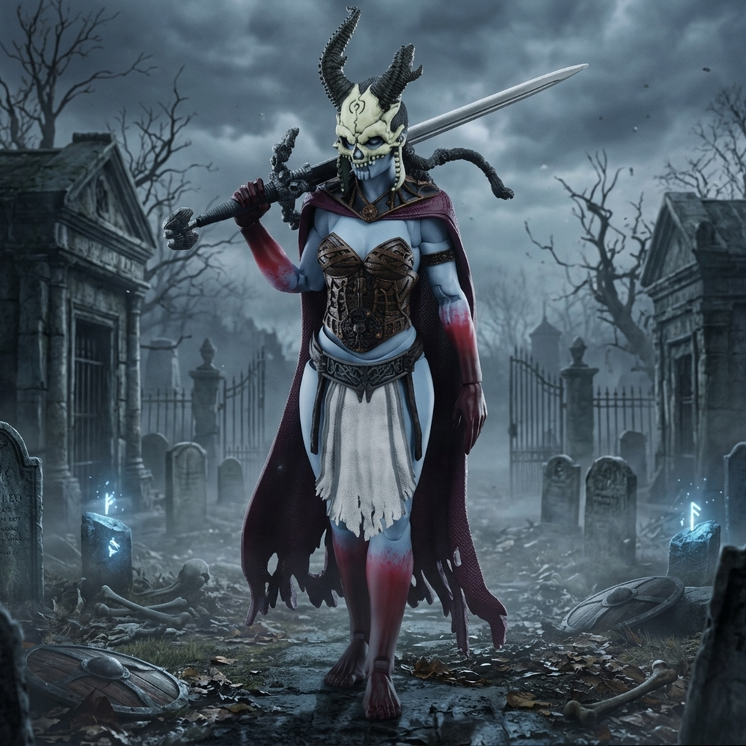 Kier Valkyries of the Dead 1:12 Scake 6 Inch Court of the Dead Epic H.A.C.K.S. Action Figure