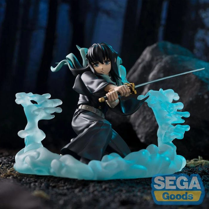 Muichiro Tokito Hashira Training Arc XrossLink Statue SEGA Demon Slayer Anime Figure by Banpresto new in box dynamic sword pose