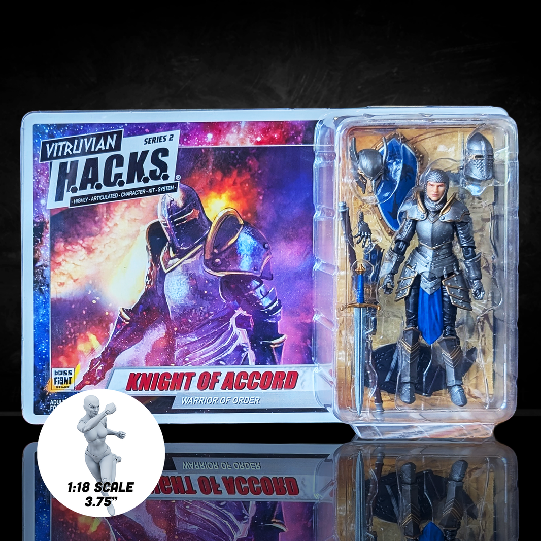 Knight of Accord FEMALE Warrior of Order -Vitruvian H.A.C.K.S. 1:18 Scale Action Figure