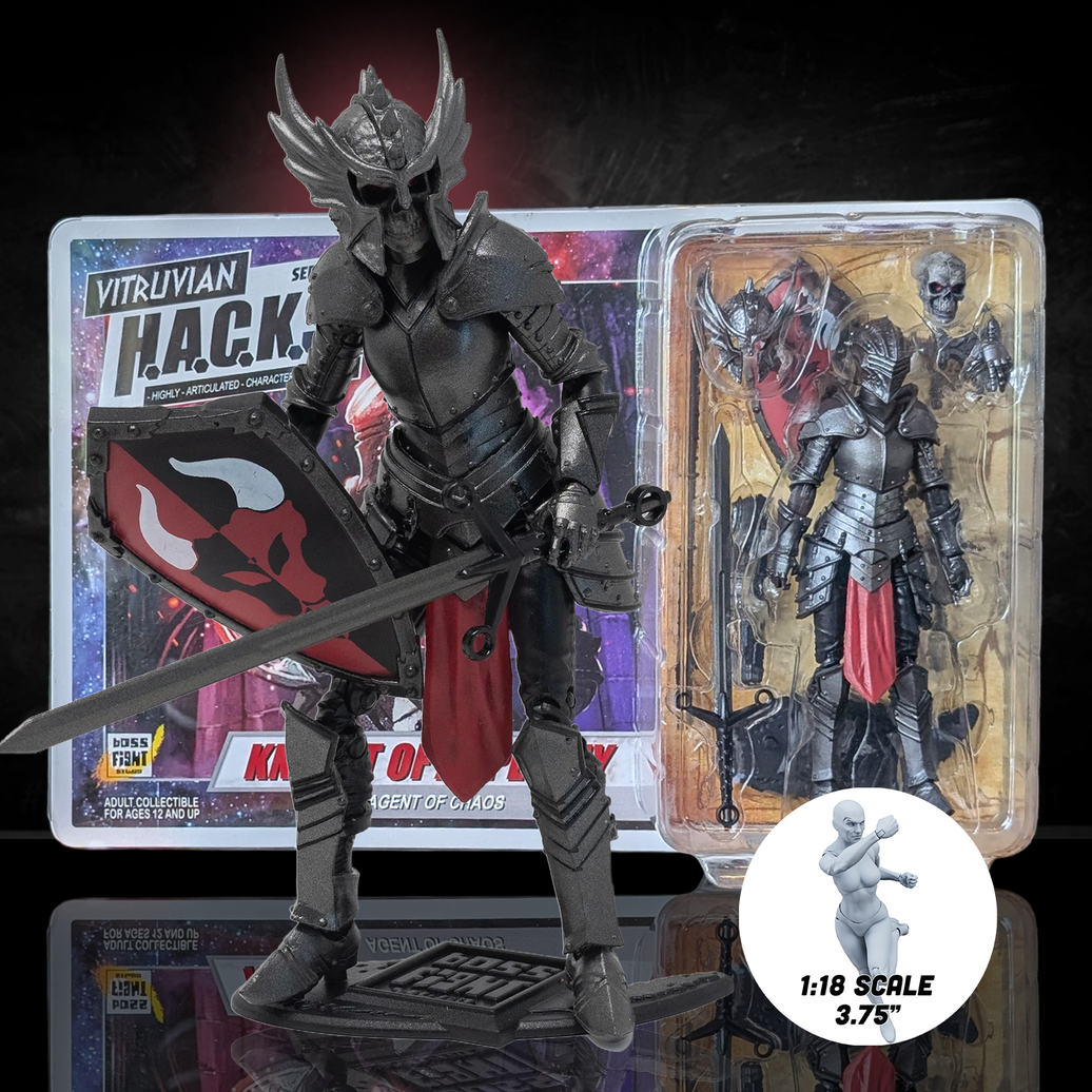 Female Knight of Asperity Agent of Chaos -Vitruvian H.A.C.K.S. 1:18 Scale Action Figure