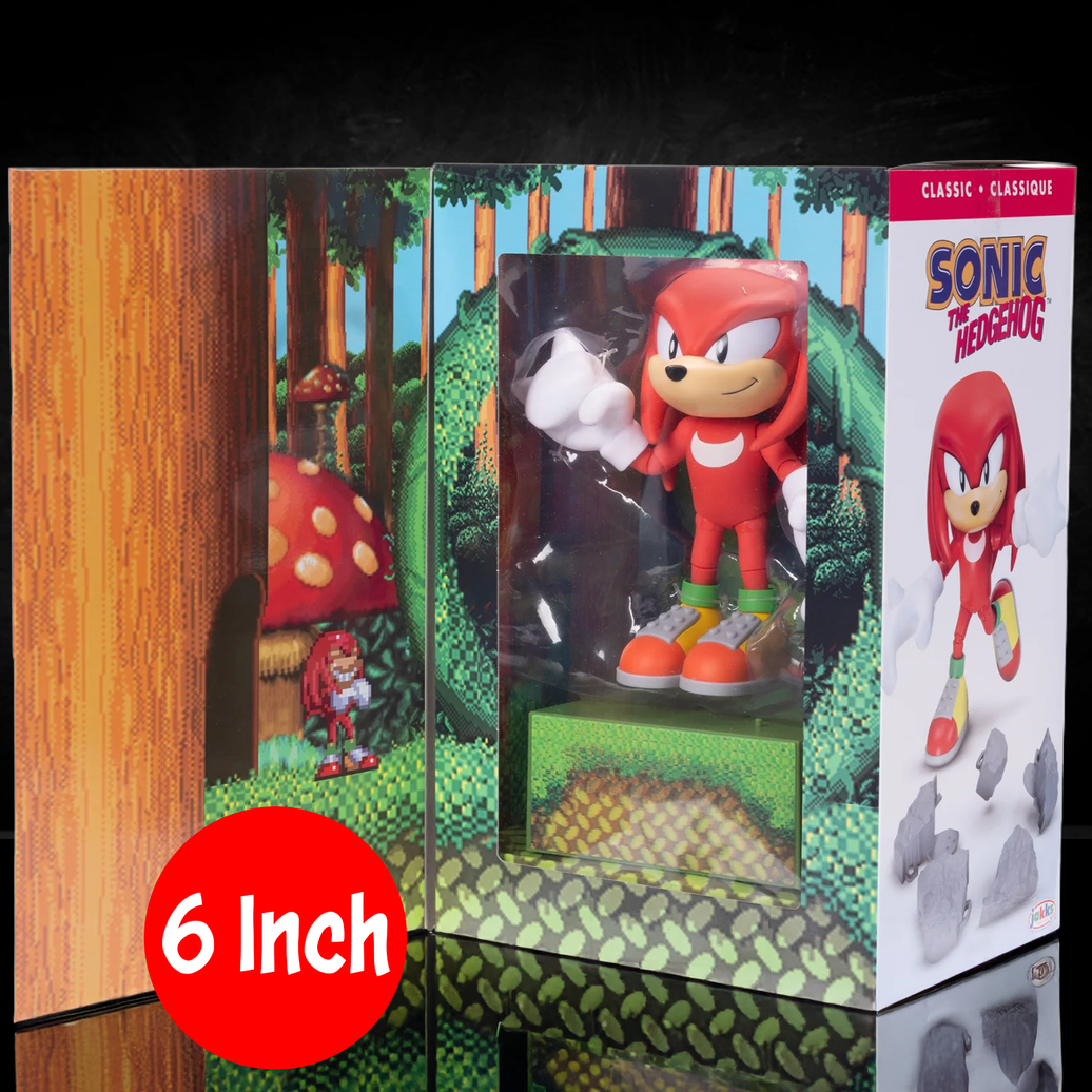 Knuckles the Hedgehog Collector's Edition Action Figure – 6in Customizable & Highly Articulated