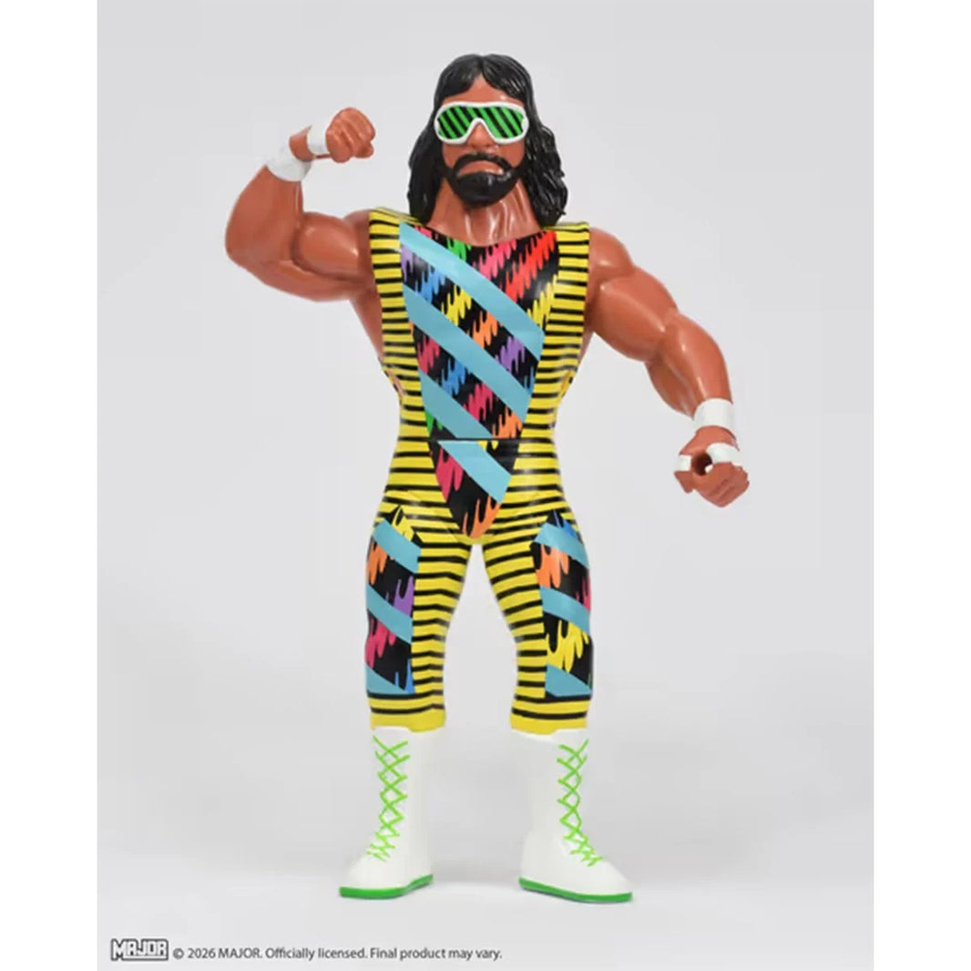 Macho King Randy Savage Major Big Rubber Guys 1:9 Scale 8-Inch Posed Wrestling Figure