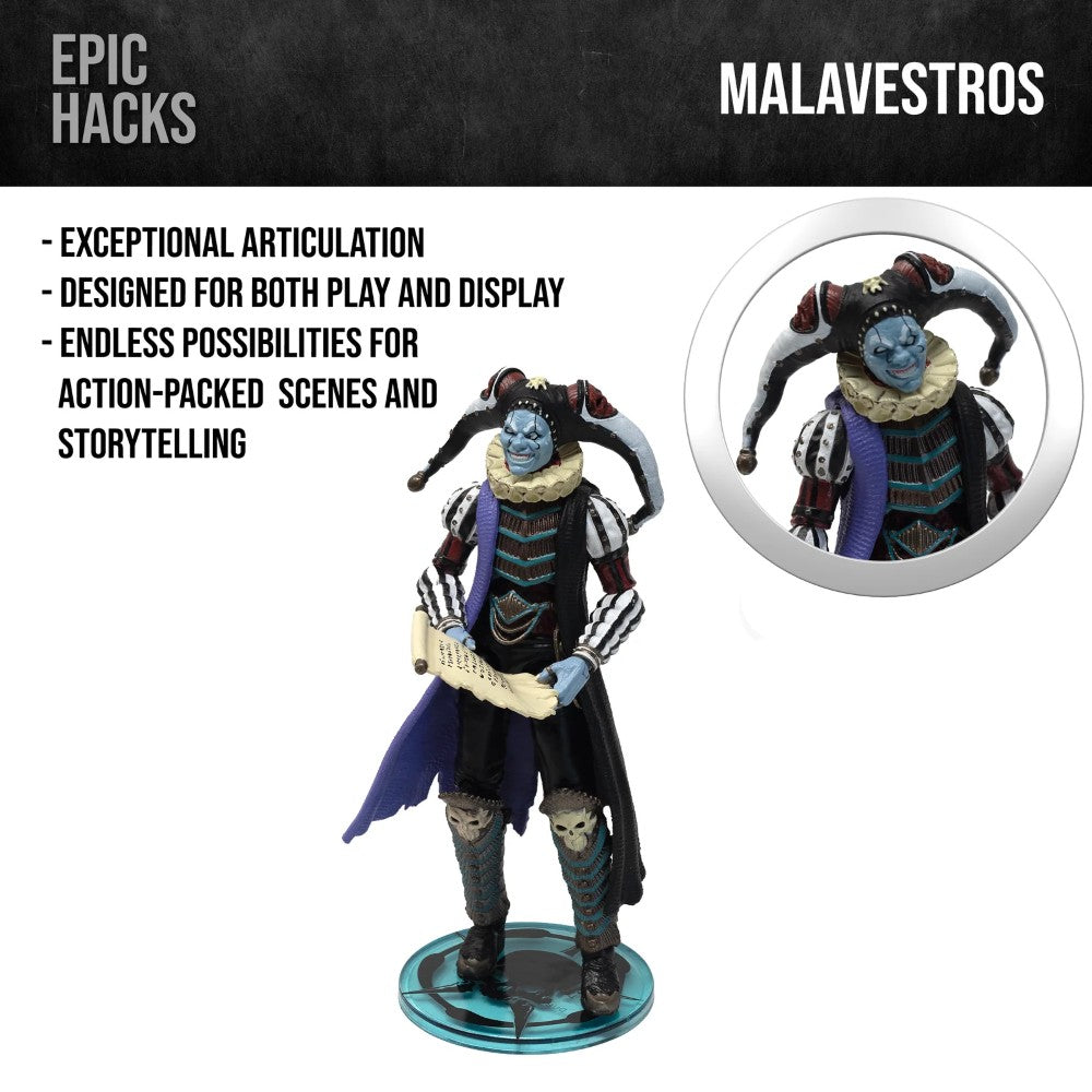 Malavestros Court of the Dead Epic Battle Action Figure - 1:18 Scale (4")