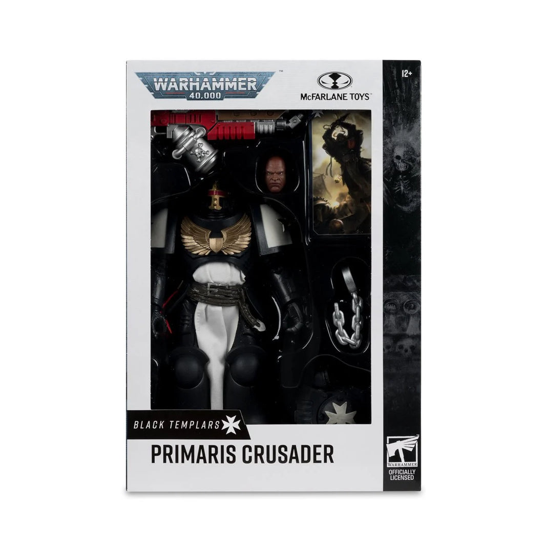 Primaris Crusader Black Templars 7" McFarlane Action Figure Wave 13 by McFarlane Toys in boxed packaging