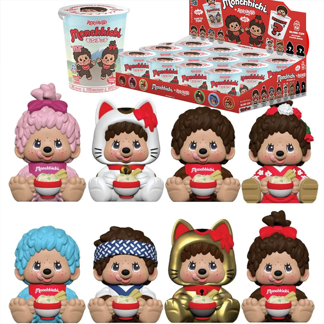 Rokimoto Monchhichi Series 1 Cup of Fun Blind Box Vinyl Figure (Random Pull)