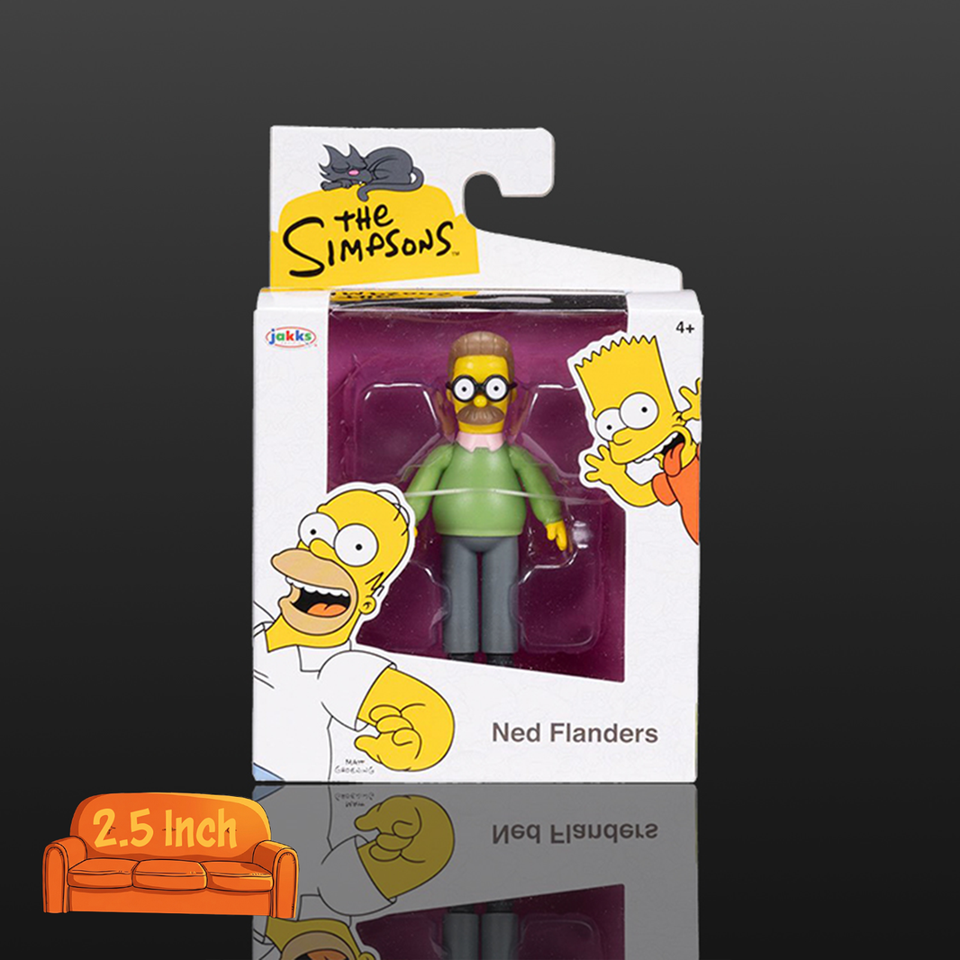 Ned Flanders The Simpsons Action Figure 2 1/2" Scale