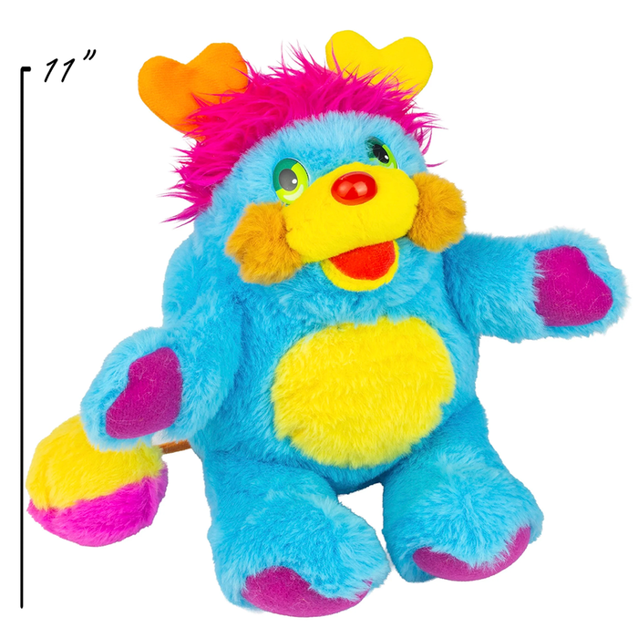 P.C. Popple 11" Large Nostalgic Plush Features the Iconic Interactive Transformation blue plush toy by The Loyal Subjects