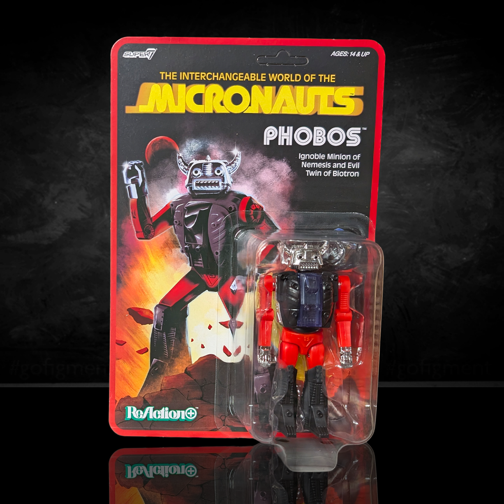 Phobos Micronauts Super7 ReAction+ Action Figure 12 Points of Articulation