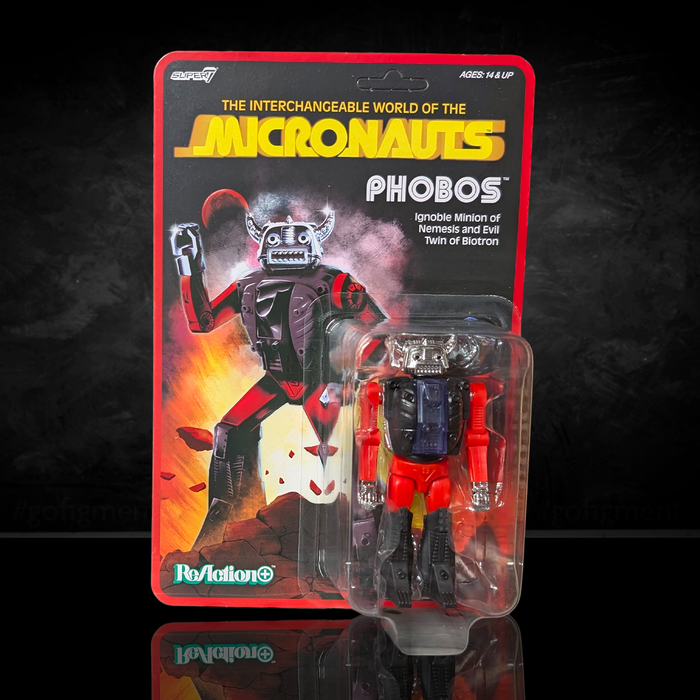 Phobos Micronauts Super7 ReAction+ Action Figure 12 Points of Articulation