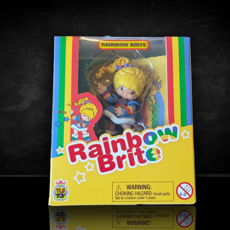 Rainbow Brite 2.5 inch collectible figure in colorful packaging by The Loyal Subjects Wave 2 series