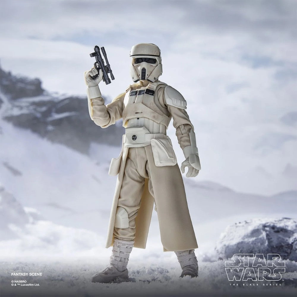 Imperial Remnant AT-RT Driver Hasbro Star Wars The Black Series 6-Inch Action Figure in snowy landscape