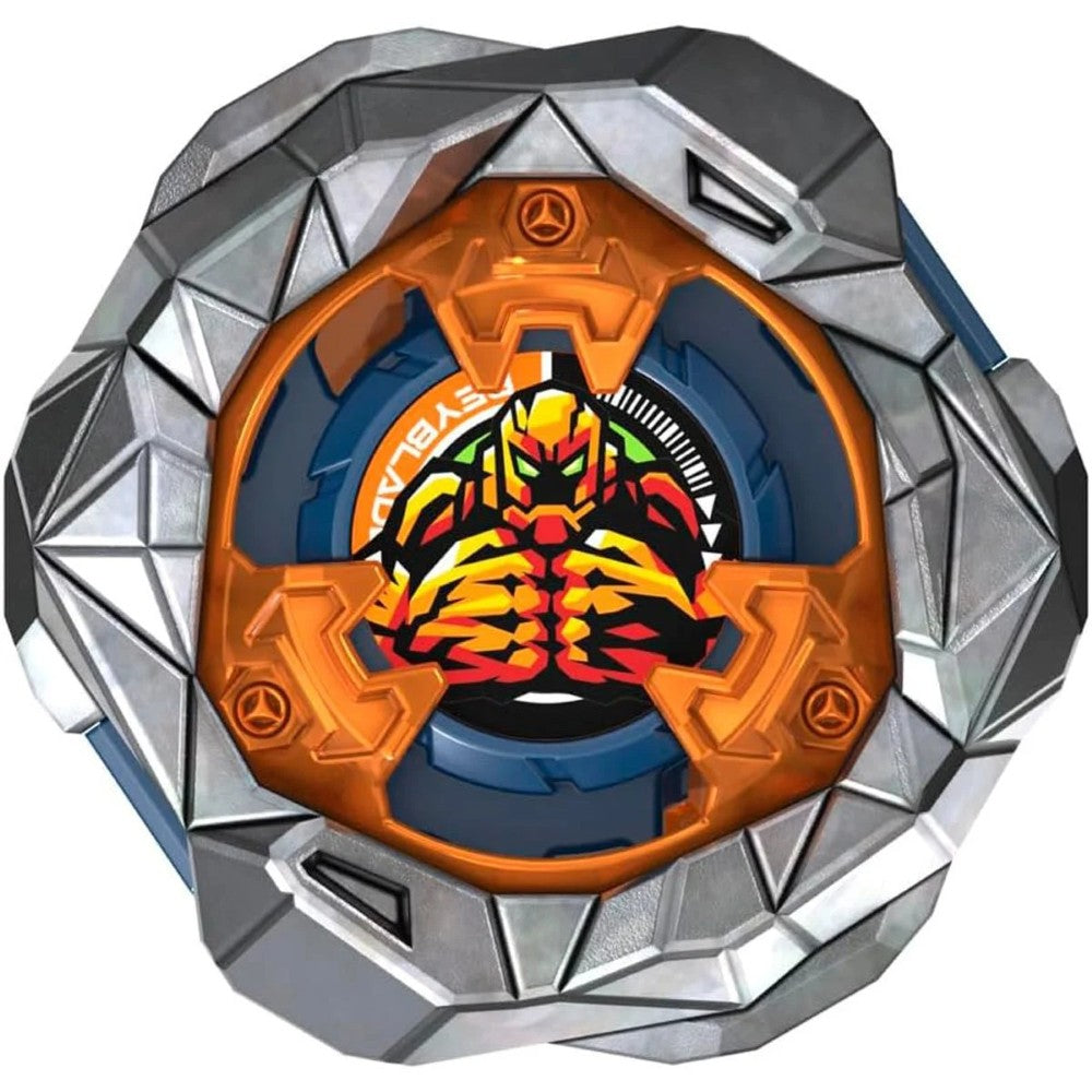 Rock Golem Beyblade X UX Starter Pack Spinning Top Toy new in box by Hasbro with stone and orange design