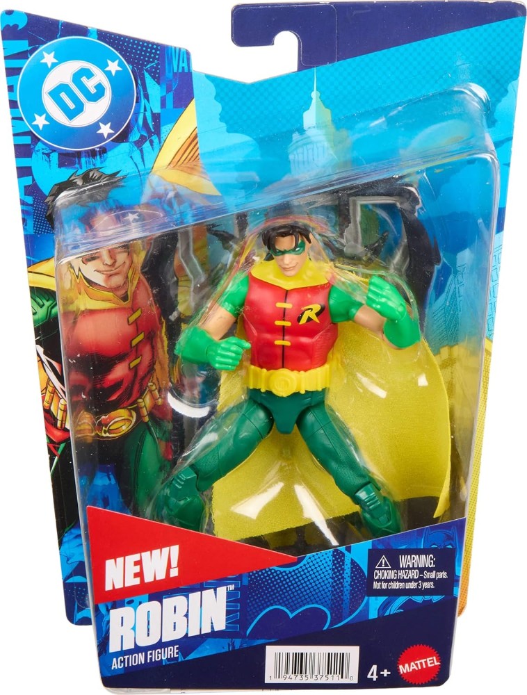 Robin DC Core Wave 1 Action Figure with Accessories Mattel