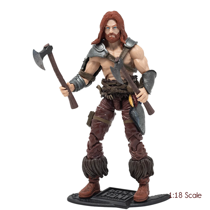 Vitruvian H.A.C.K.S. Action Figure: Sigurd the Unconquerable – Rugged Barbarian Adventurer 1:18 Scale Boss Fight Studio Llc