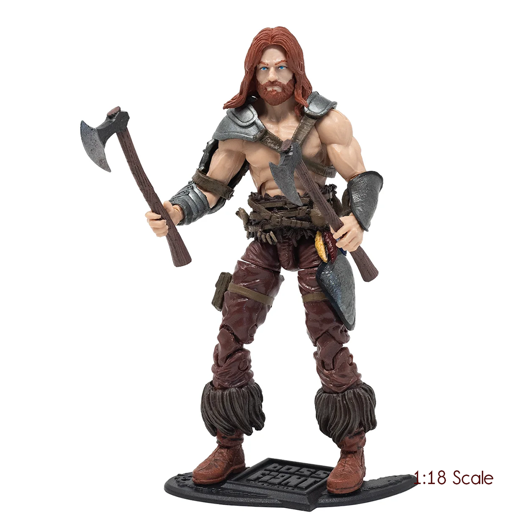 Vitruvian H.A.C.K.S. Action Figure: Sigurd the Unconquerable – Rugged Barbarian Adventurer 1:18 Scale Boss Fight Studio Llc