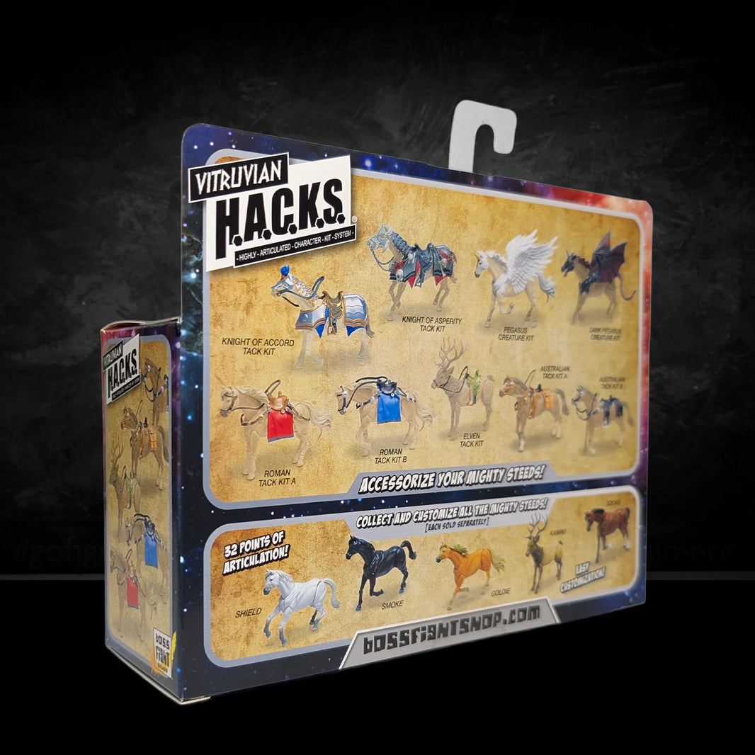 Mighty Steeds Socks the Horse 1:18 Scale Vitruvian HACKS Compatible NIB