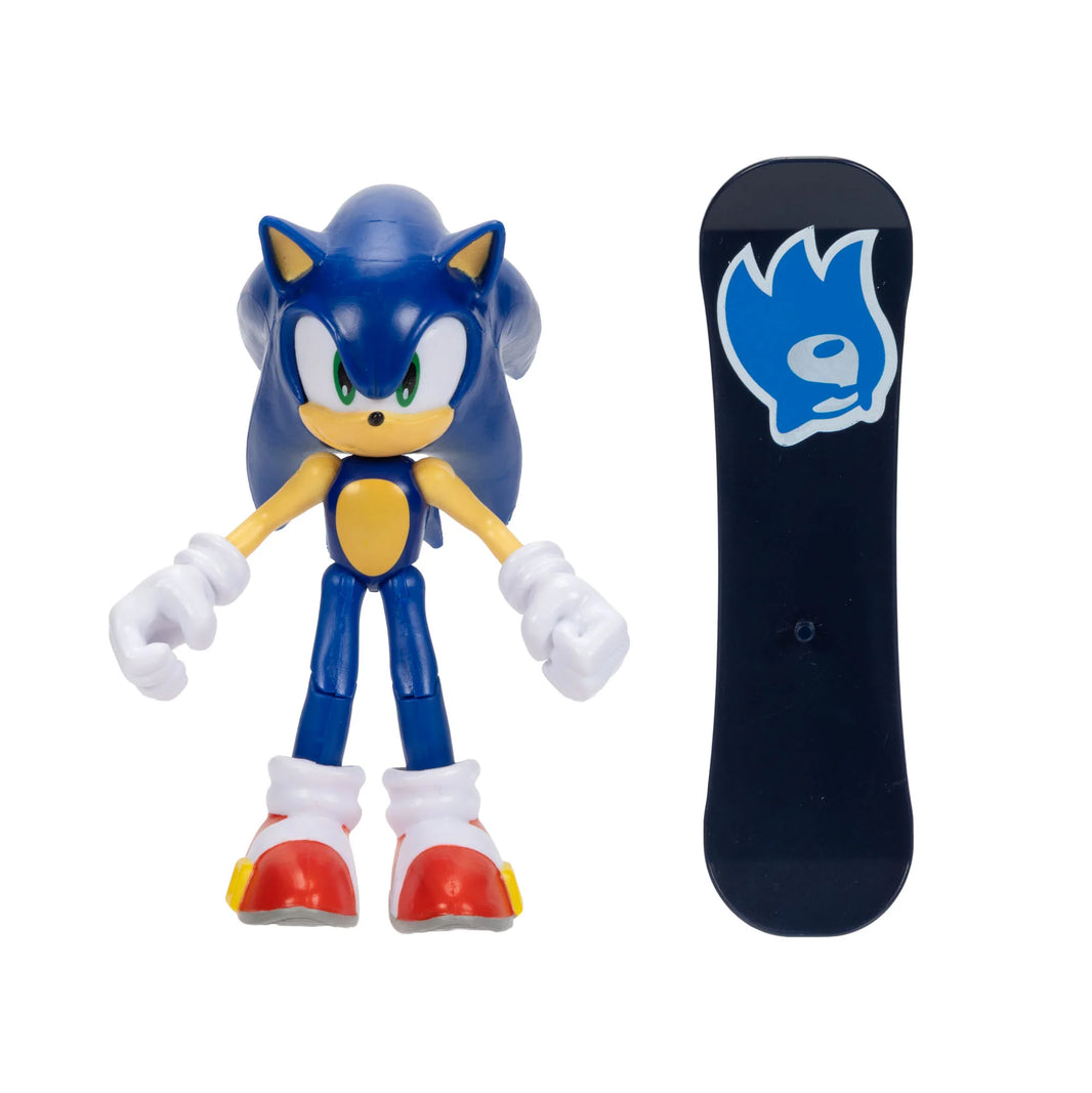 Sonic with Snowboard Sonic the Hedehog 35th Anniversary Collectible Figure