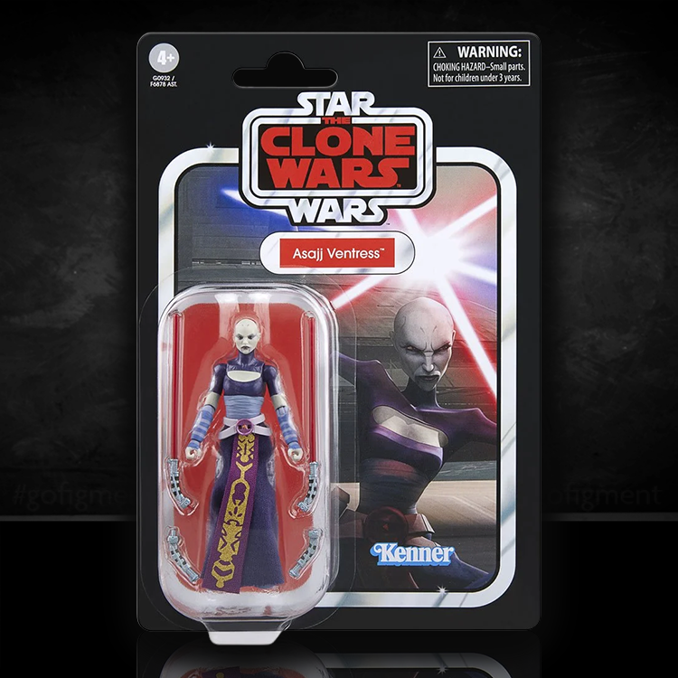 Image of Asajj Ventress Action Figure Star Wars Vintage Collection VC-364 NEW