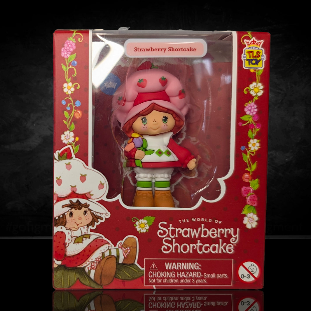 Strawberry Shortcake 2.5" Strawberry Shortcake with Flower Basket Cheebee Figure