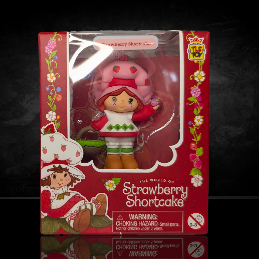 Strawberry Shortcake 2.5" Strawberry Shortcake with Egg and Basket Cheebee Figure