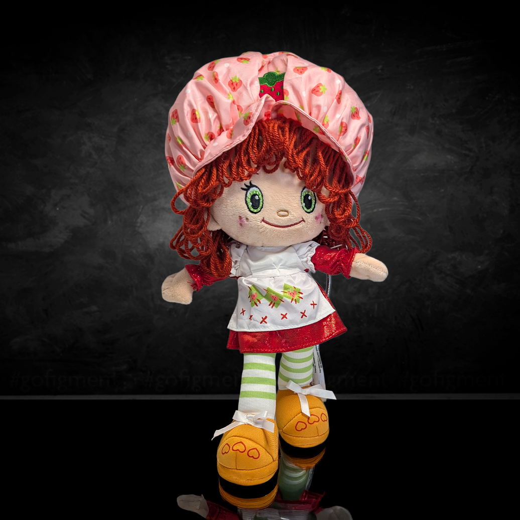 Strawberry Shortcake Plush 14-Inch Classic Rag Doll - Soft Plush Face and Yarn Hair: Loose