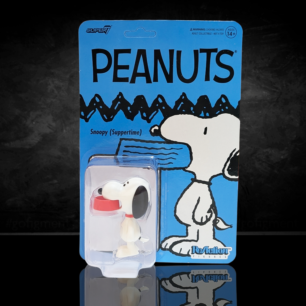 Snoopy Suppertime Peanuts ReAction Wave 09 Action Figure Super7