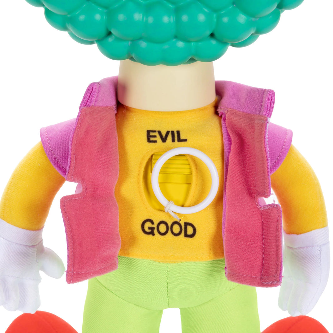 Talking Krusty Doll 15" Action Figure The Simpsons Pull String 10+ Phrases