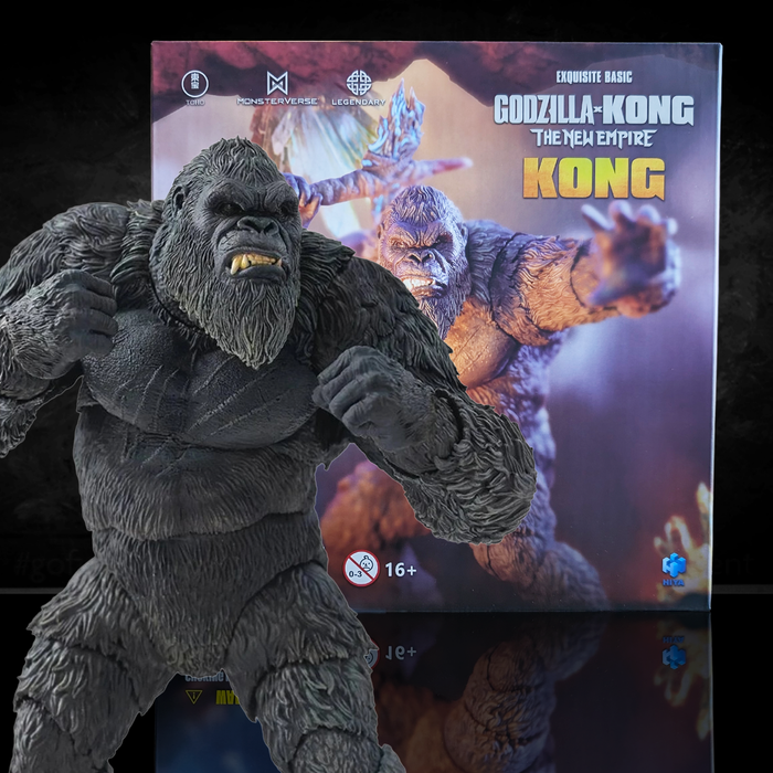 Kong Godzilla v. Kong The New Empire Hiya Toys Exquisite Basic Action Figure Scale 6-Inch Action Figure new in box by Exquisite