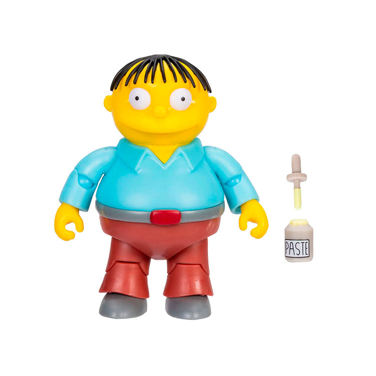 5-inch Ralph Wiggum action figure with removable paste jar accessory by Jakks Pacific from The Simpsons collection.