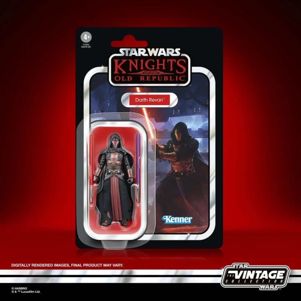 Kenner Star Wars Knights of the Old Republic Darth Revan action figure in vintage style packaging