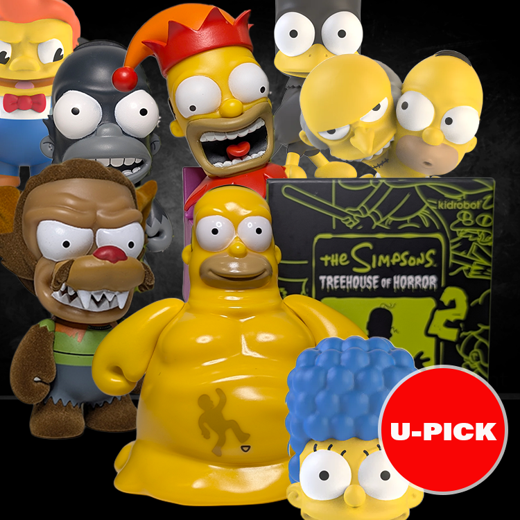 The Simpsons Treehouse of Horror U-PICK Mini Figure Series 2 - Collectible 3" Figures by Kidrobot