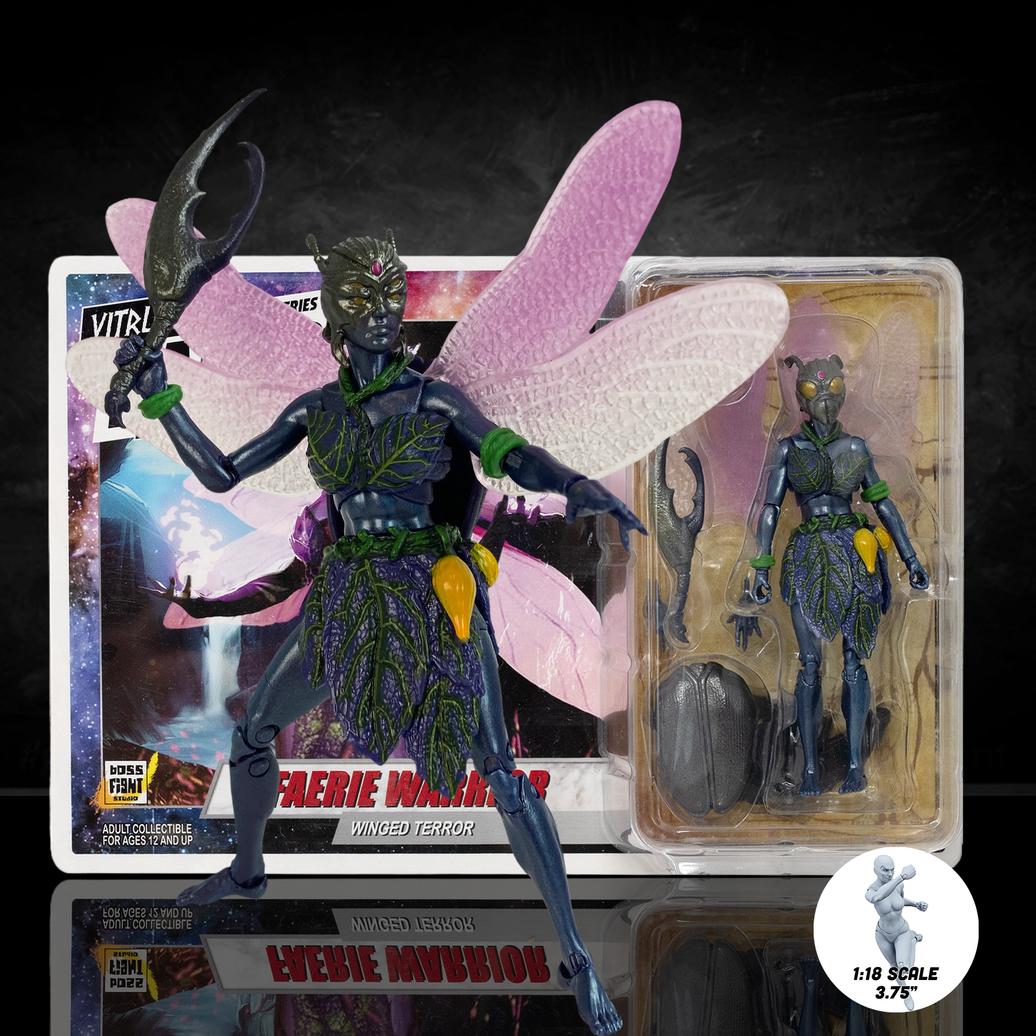 Faerie Warrior - Winged Terror Vitruvian H.A.C.K.S. Action Figure 1:18 Scale