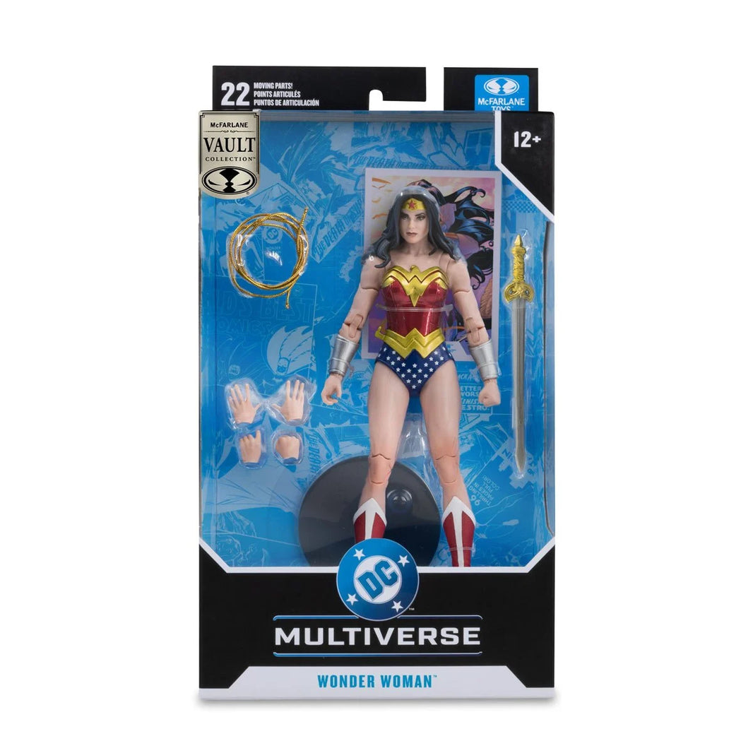 Wonder Woman Classic DC Multiverse McFarlane Vault Collection Wave 1 Action Figure by McFarlane Toys with Sword and Lasso