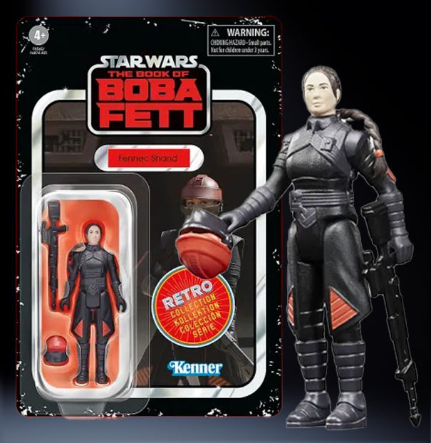 Fennec Shand Star Wars Retro Collection Action Figure 1:18 Scale BOBF image 0