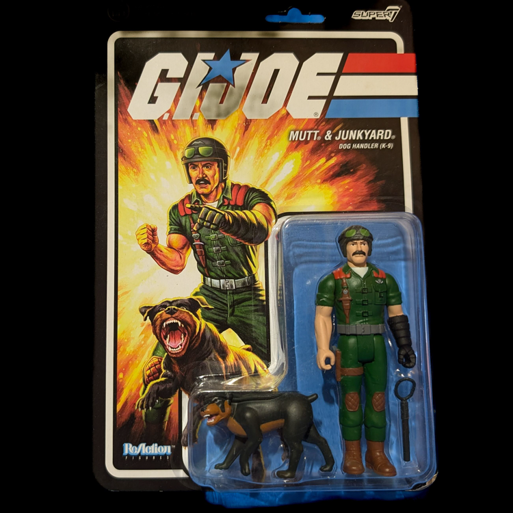 GI Joe Mutt and Junkyard (K-9) Action Figure 3.75" Super7 ReAction image 0