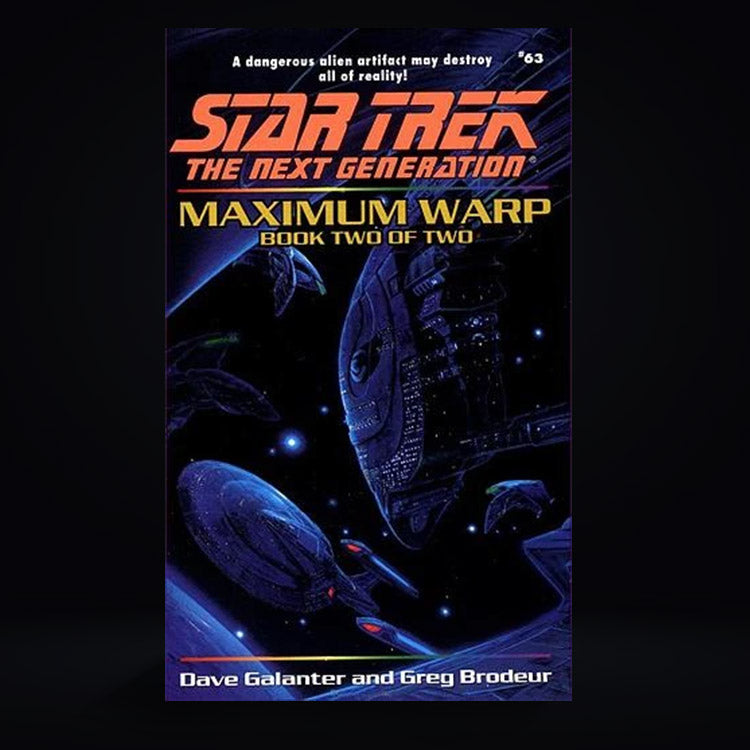 63 Forever Dark Star Trek The Next Generation Paperback Book image 0