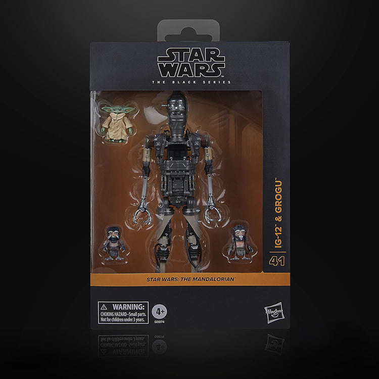 IG-12 & Grogu Action Figure Star Wars Black Series 1:12 Scale image 0