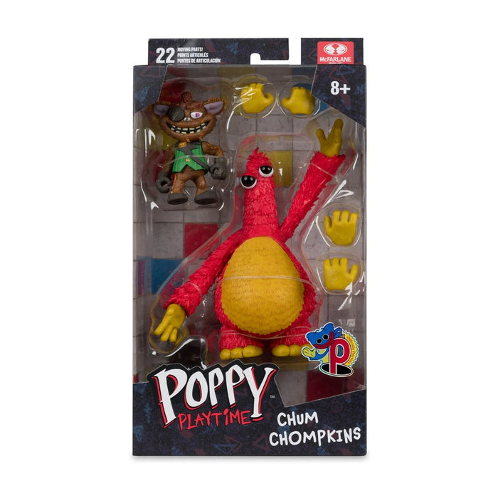 Chum Chompkins 7" McFarlane Action Figure Poppy Playtime Wave 2 by McFarlane Toys boxed with accessories