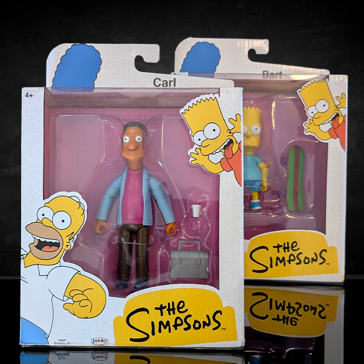 Carl and Bart Simpson Combo Wave 3 Action Figure The Simpsons 5in image 0