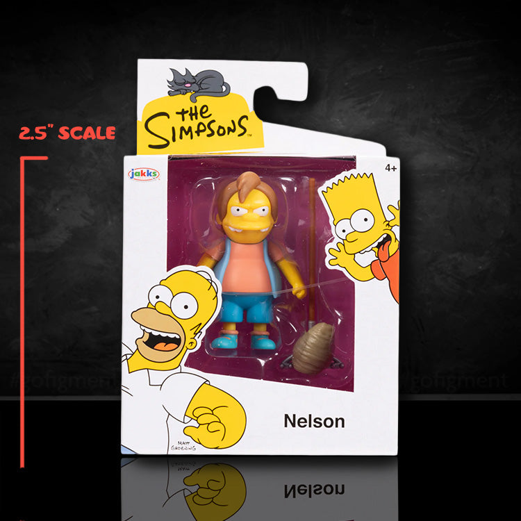 Nelson Muntz Wave 3 Action Figure The Simpsons 2.5in Scale image 0
