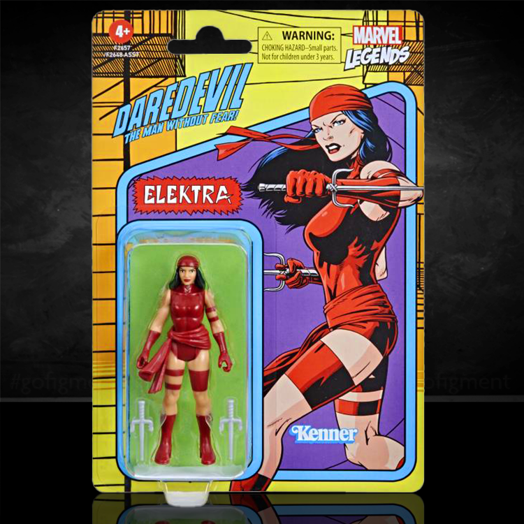 Elektra from Daredevil Marvel Legends Retro Collection 3.75" Action Figure image 0