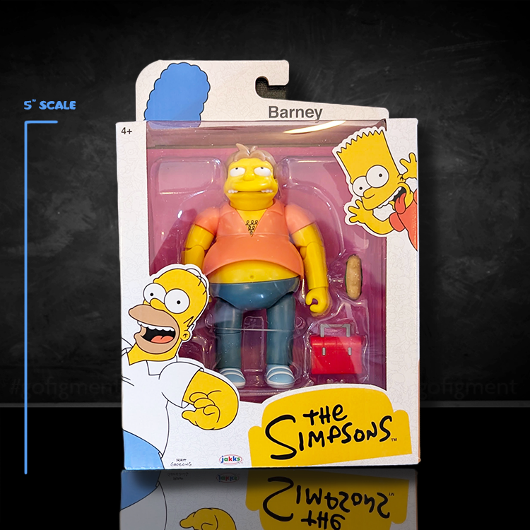 Barney Gumble and Lenny Leonard Combo Wave 4 Action Figure The Simpsons 5in image 2